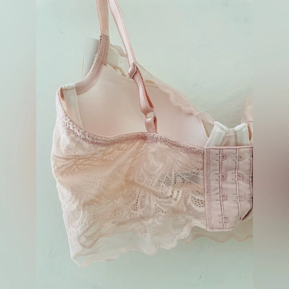 NWT! b.tempt'd by Wacoal Women's Undisclothed 3/4 Bralette Bra Lingerie Medium